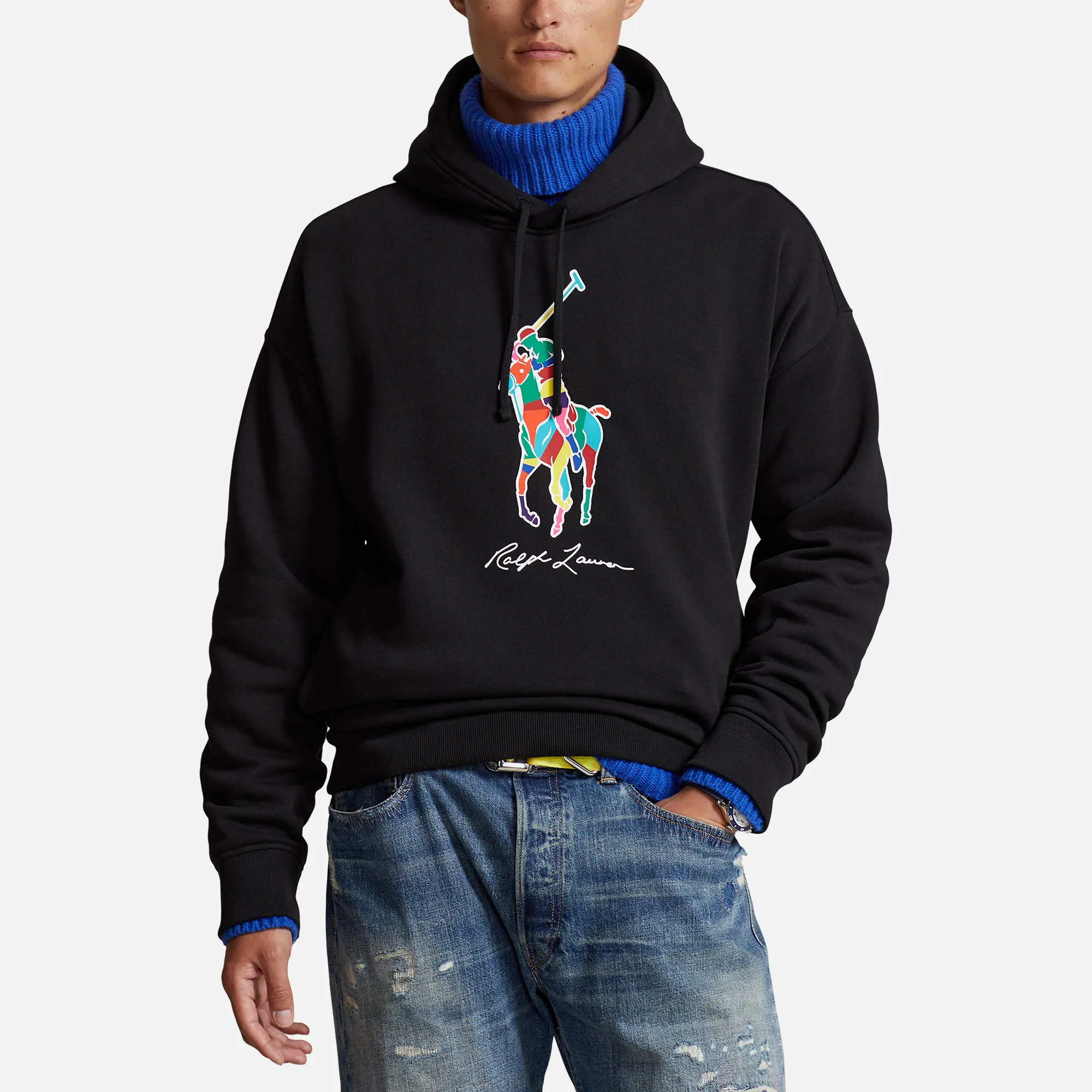 Polo Ralph Lauren Seasonal Cotton-Blend Hoodie - M | Coggles