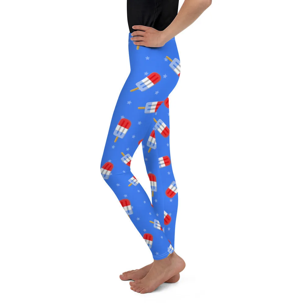Popsicle Pattern Youth Leggings