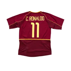 Portugal Ronaldo 11 Original Home Football Shirt 2002/2004 Nike Medium