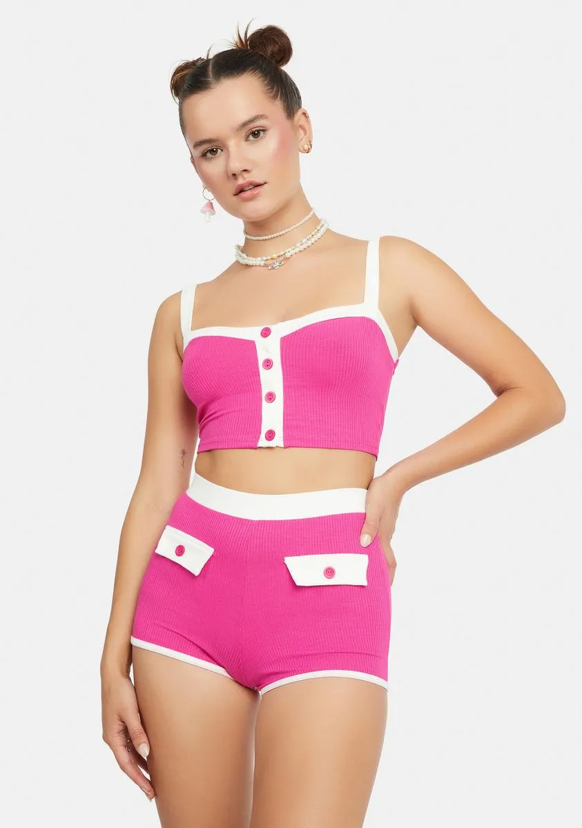 Posh Fun Tank Shirt Set-