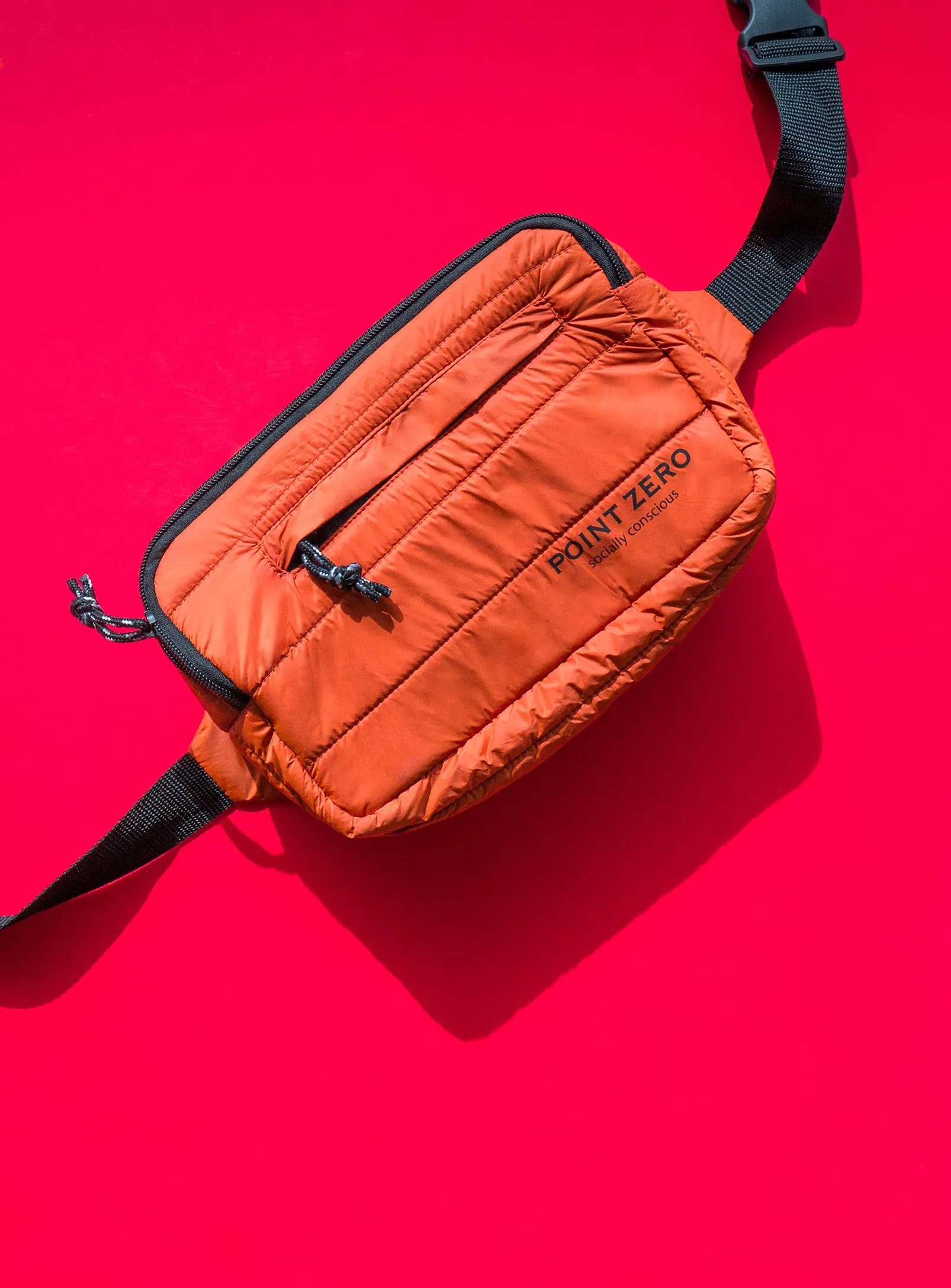 POUCH | Puffer belt bag||POCHETTE | Sac banane matelassé