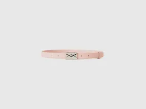 Powder pink thin belt - Soft Pink | Benetton