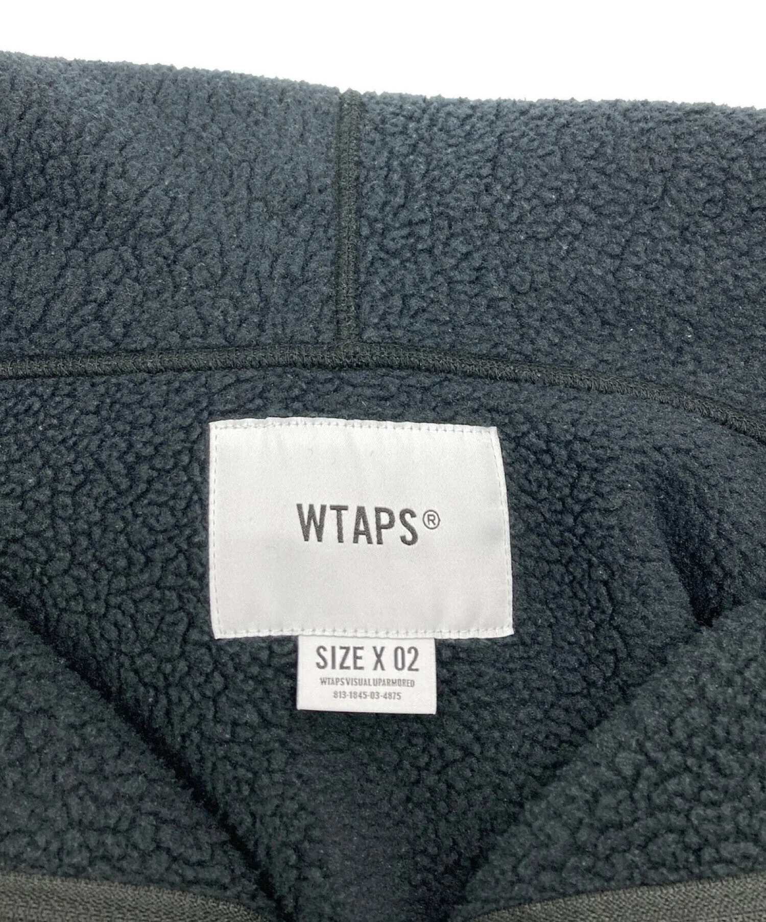 [Pre-owned] WTAPS PINE CONE HOODED FLEECE 202ATDT-CSM34