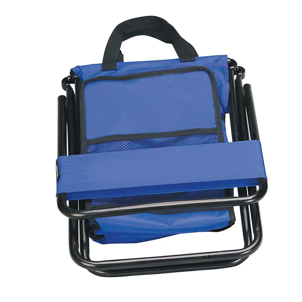 Preferred Nation Folding Chair With Cooler Blue  