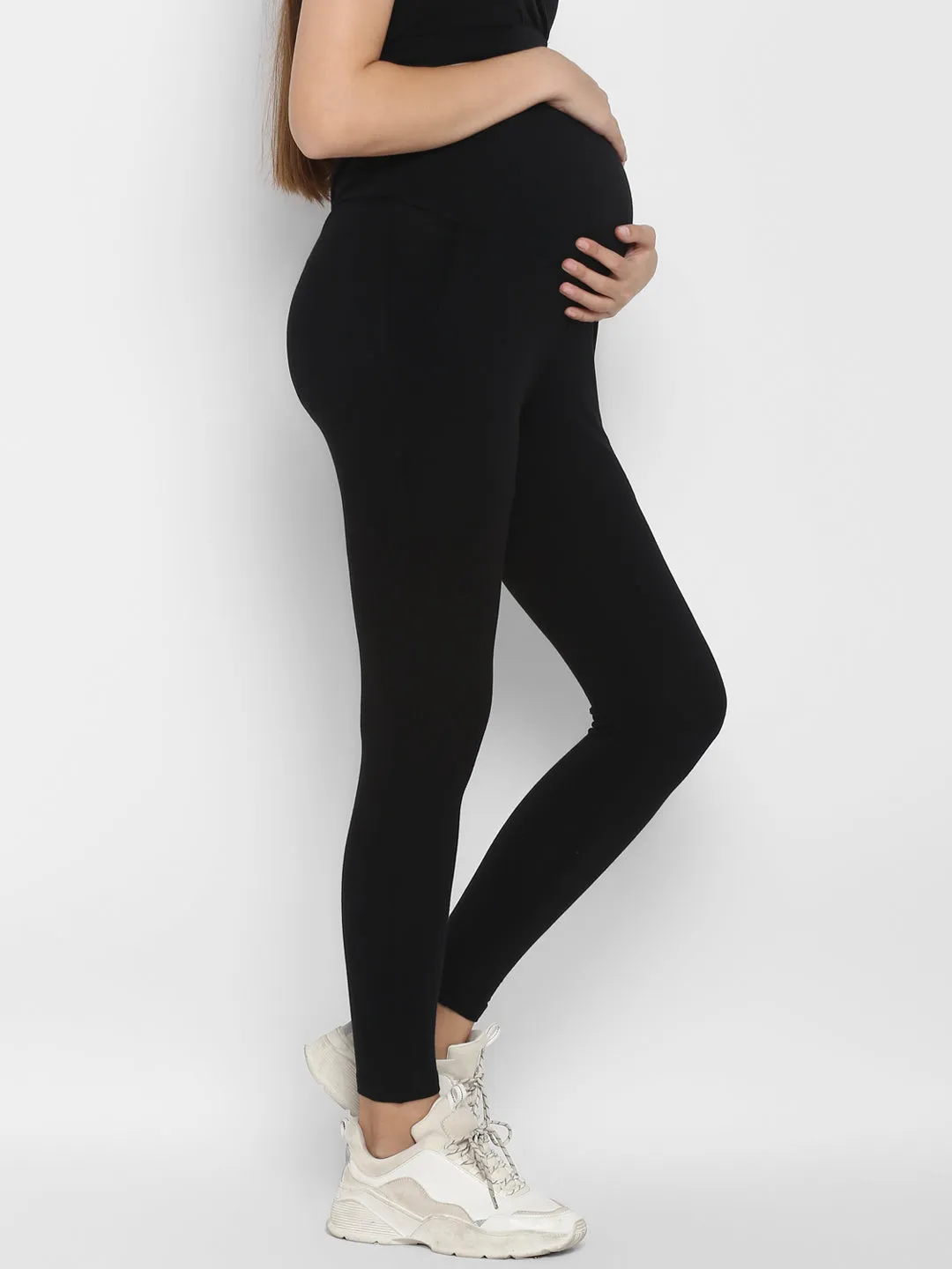 Pregnancy Overbelly Leggings + T-Shirt Set