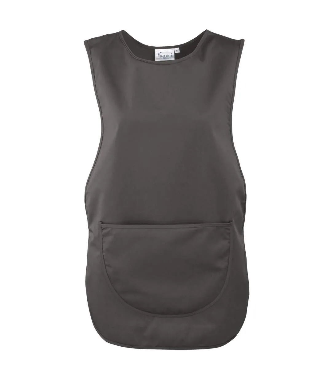 Premier Ladies/Womens Pocket Tabard / Workwear (Pack of 2) (Dark Grey) (UTRW7031)