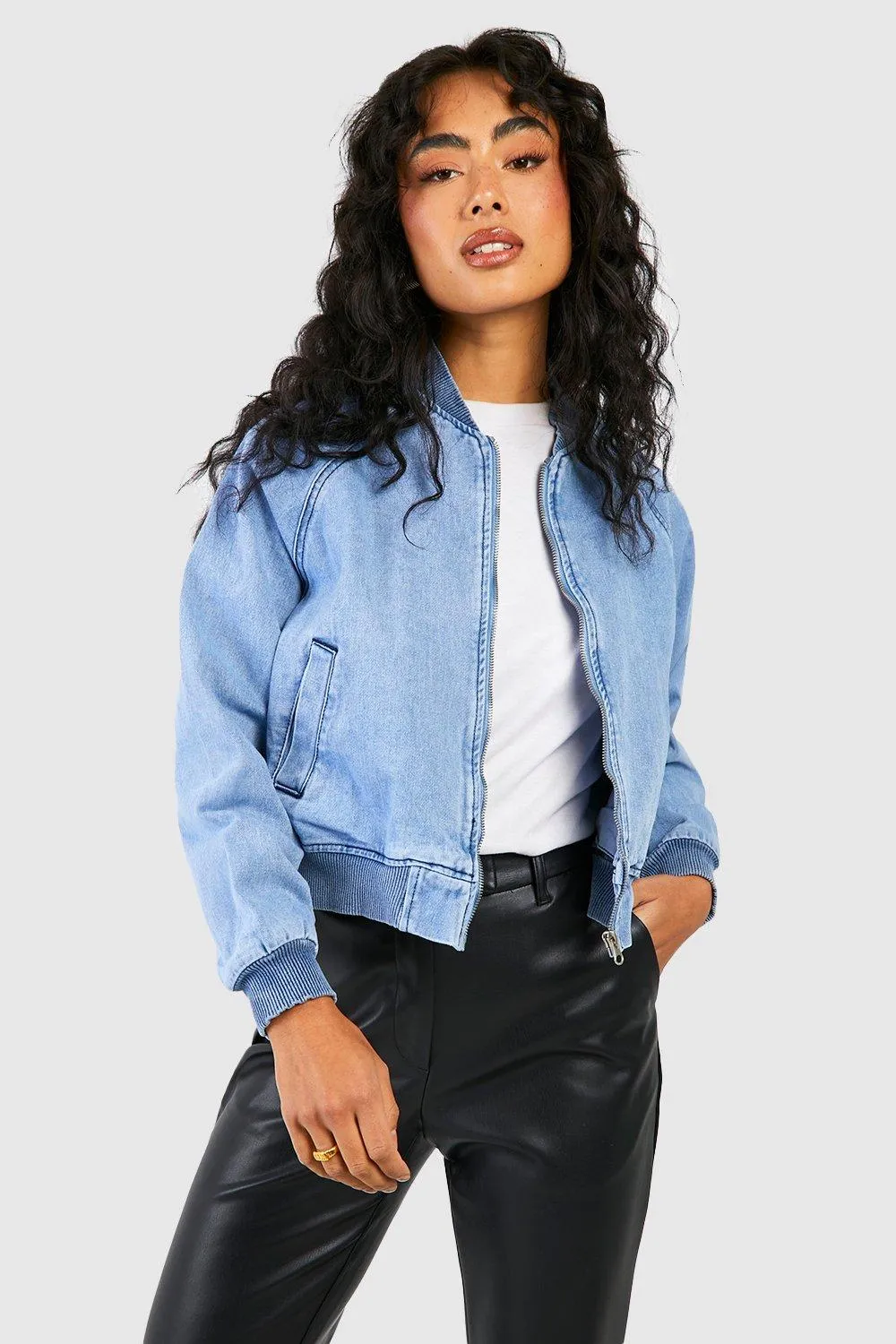 Premium Denim Bomber
