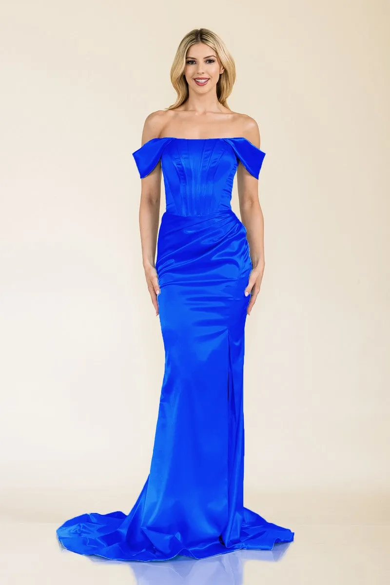 Prima Dress SA502311 Long Fitted Formal Prom Dress