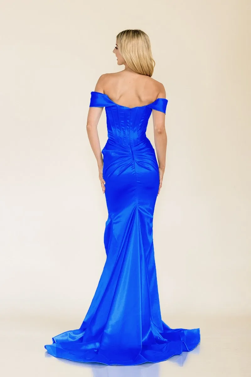 Prima Dress SA502311 Long Fitted Formal Prom Dress