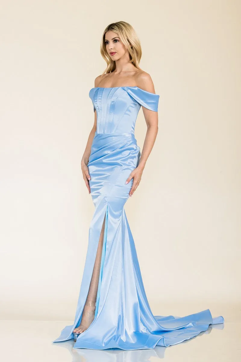 Prima Dress SA502311 Long Fitted Formal Prom Dress