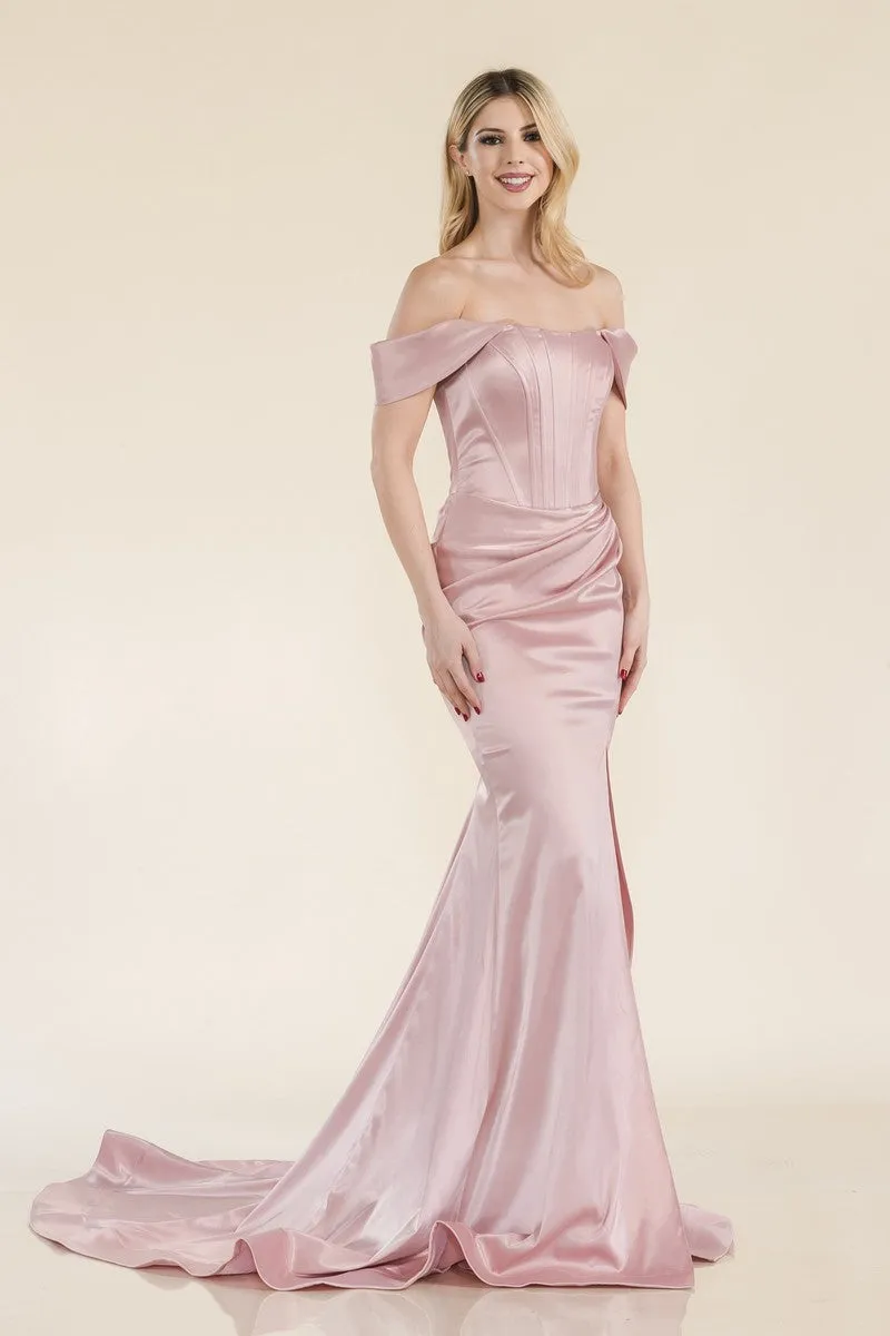 Prima Dress SA502311 Long Fitted Formal Prom Dress