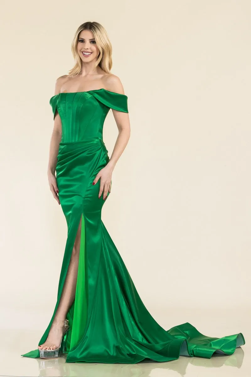 Prima Dress SA502311 Long Fitted Formal Prom Dress