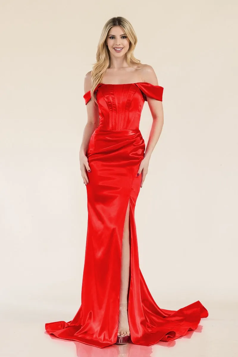 Prima Dress SA502311 Long Fitted Formal Prom Dress