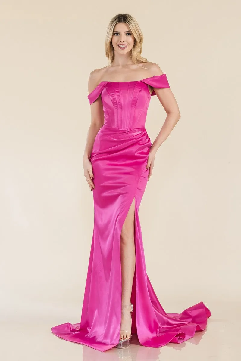 Prima Dress SA502311 Long Fitted Formal Prom Dress