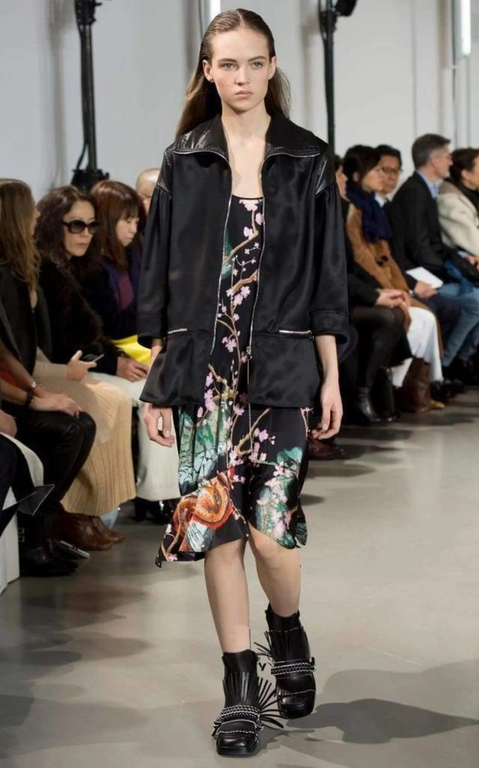 Printed Asymmetric Dress