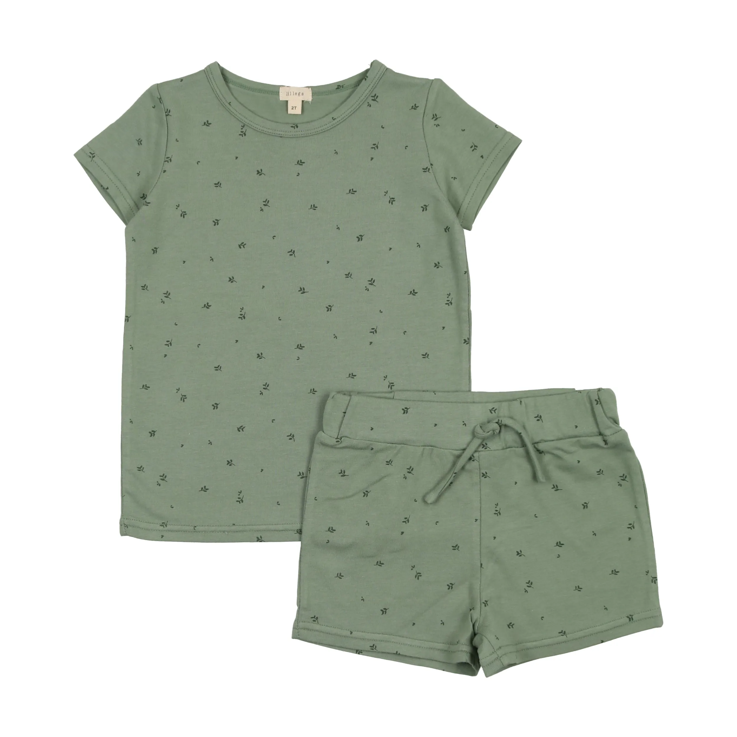 PRINTED LOUNGESET SHORT SLEEVE