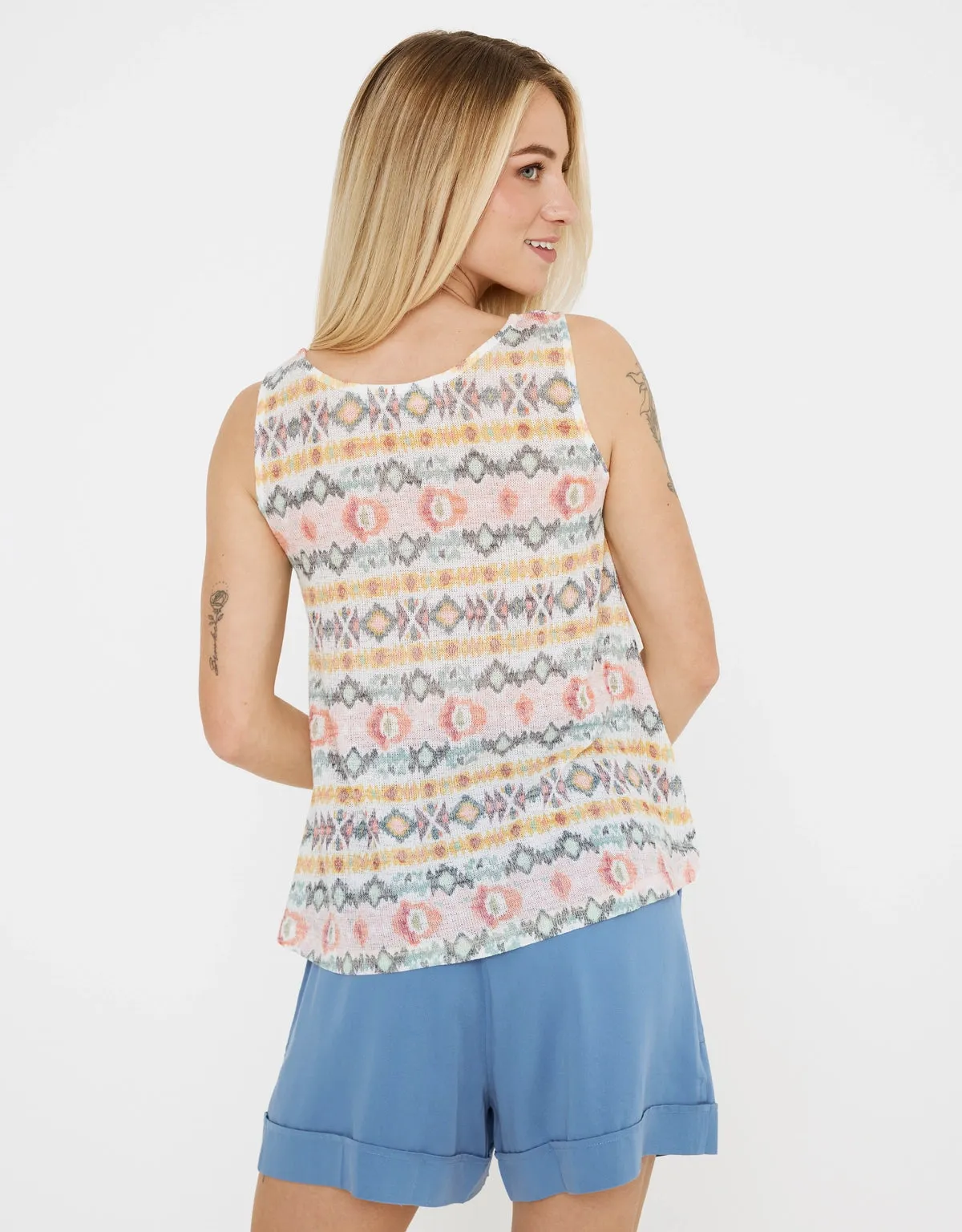 Printed Tank Top - Waters