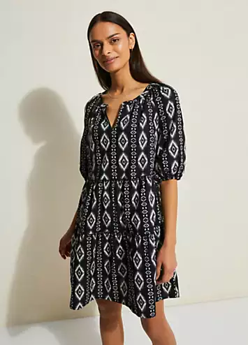 Printed Tunic Dress by bonprix | Look Again