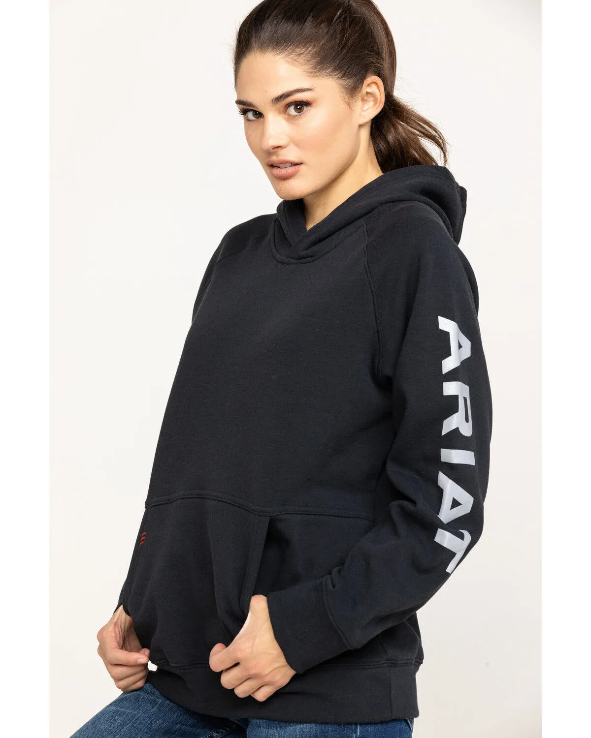 Product Name:  Ariat Women's FR Primo Fleece Logo Hooded Sweatshirt