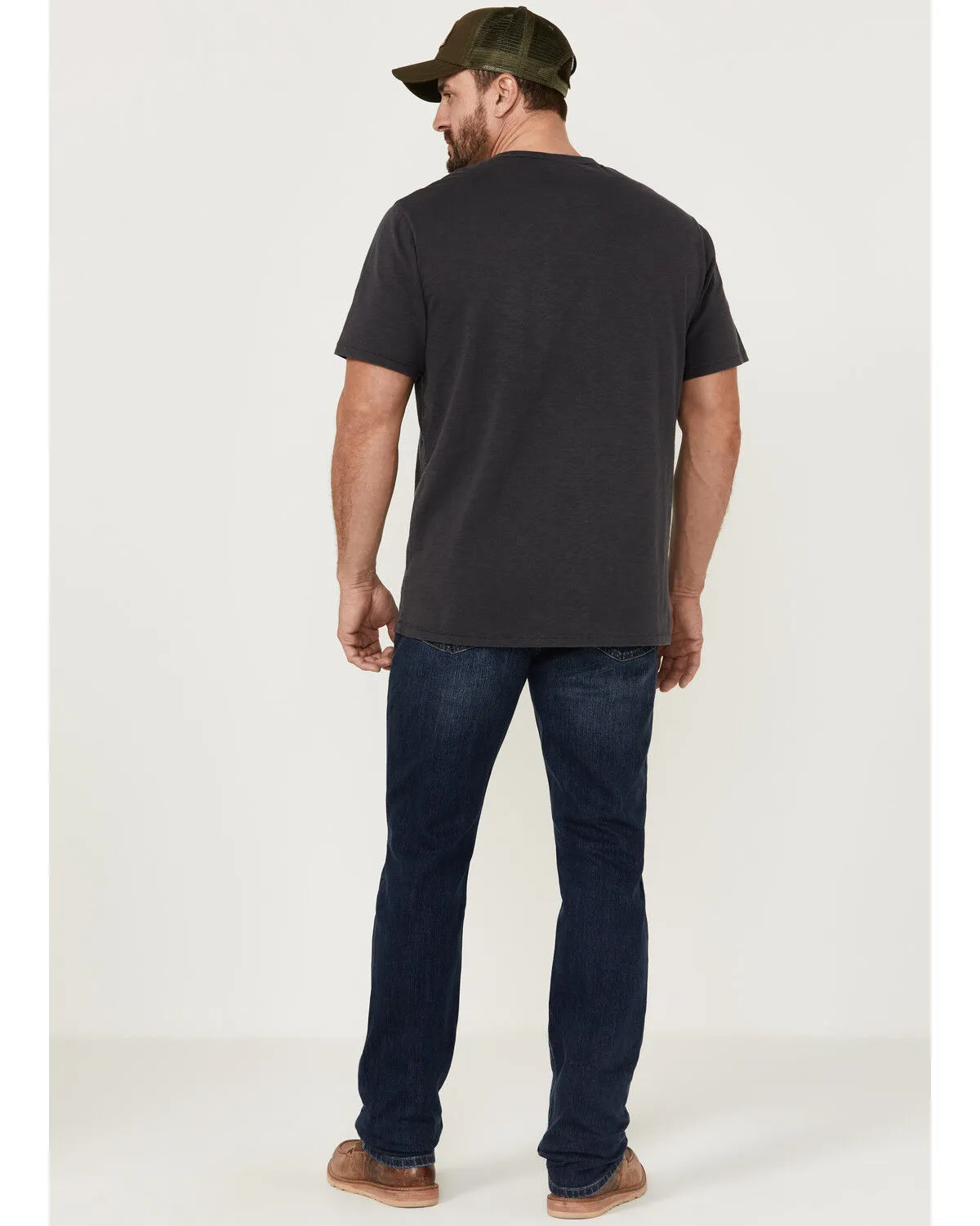 Product Name:  Brothers and Sons Men's Diamond Back Dark Wash Stretch Slim Straight Jeans