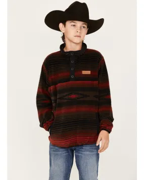 Product Name:  Cinch Boys' Southwestern Stripe Print Fleece Pullover