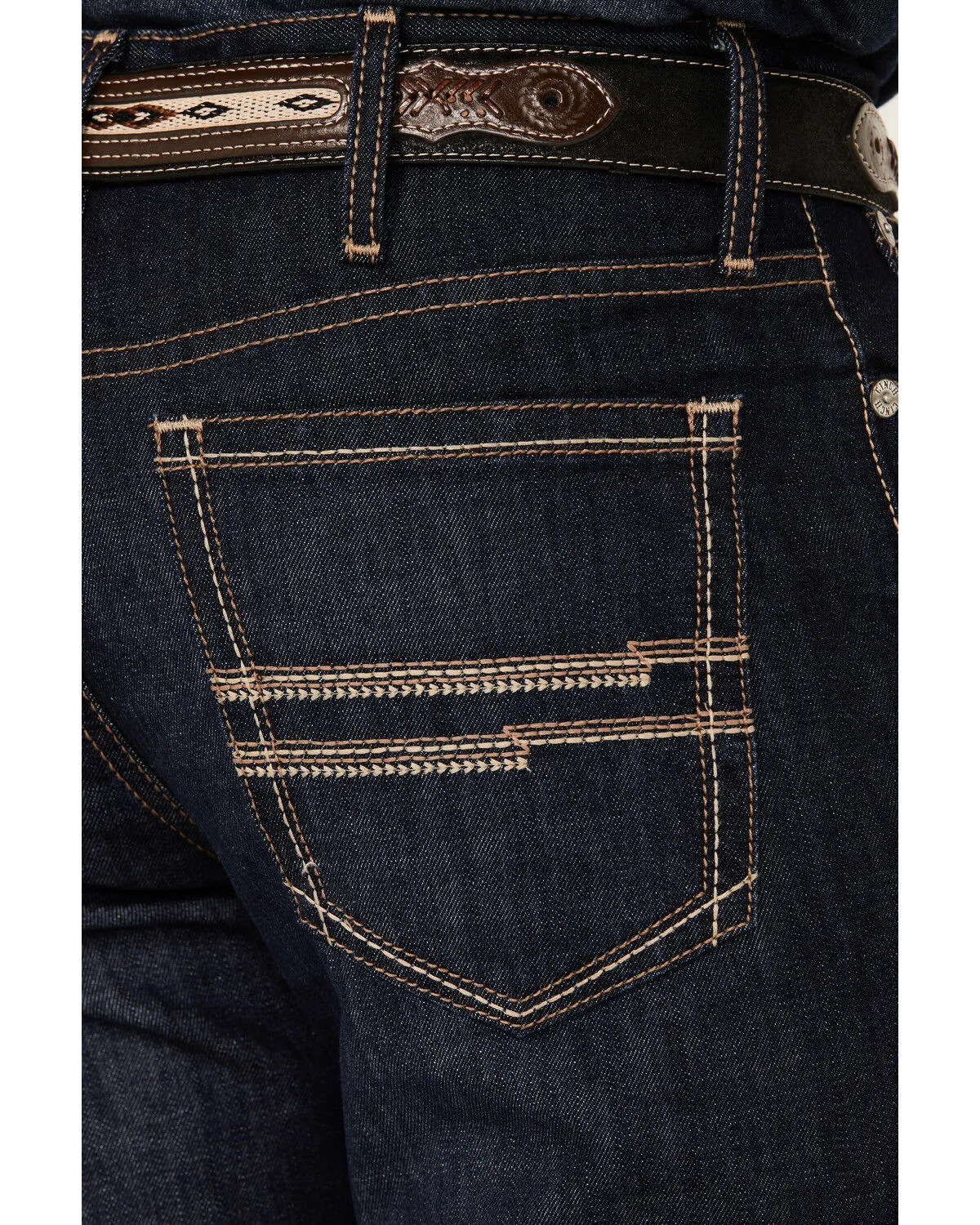 Product Name:  Cinch Men's White Label Dark Wash Relaxed Straight Rigid Denim Jeans