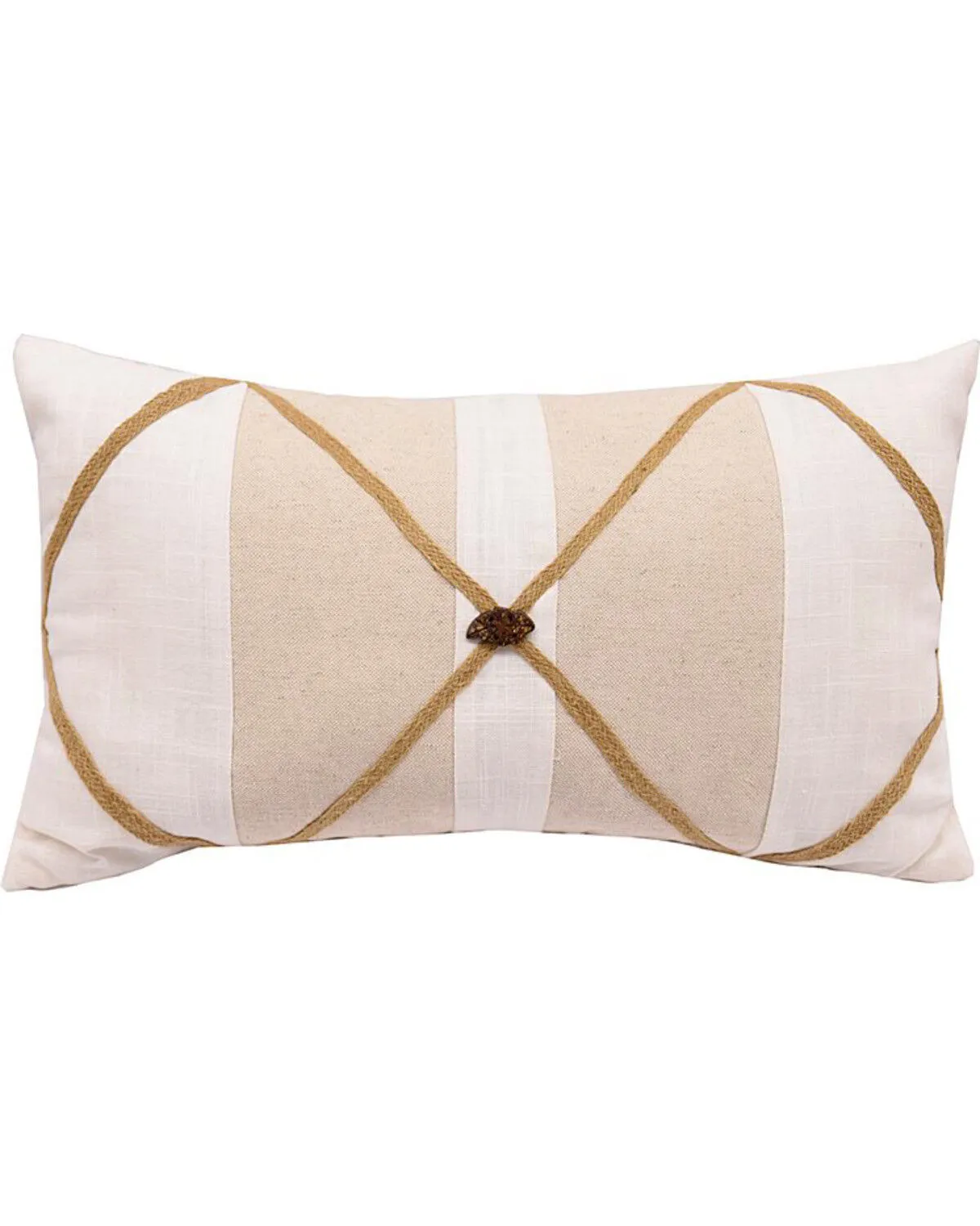 Product Name:  HiEnd Accents Linen Button Throw Pillow