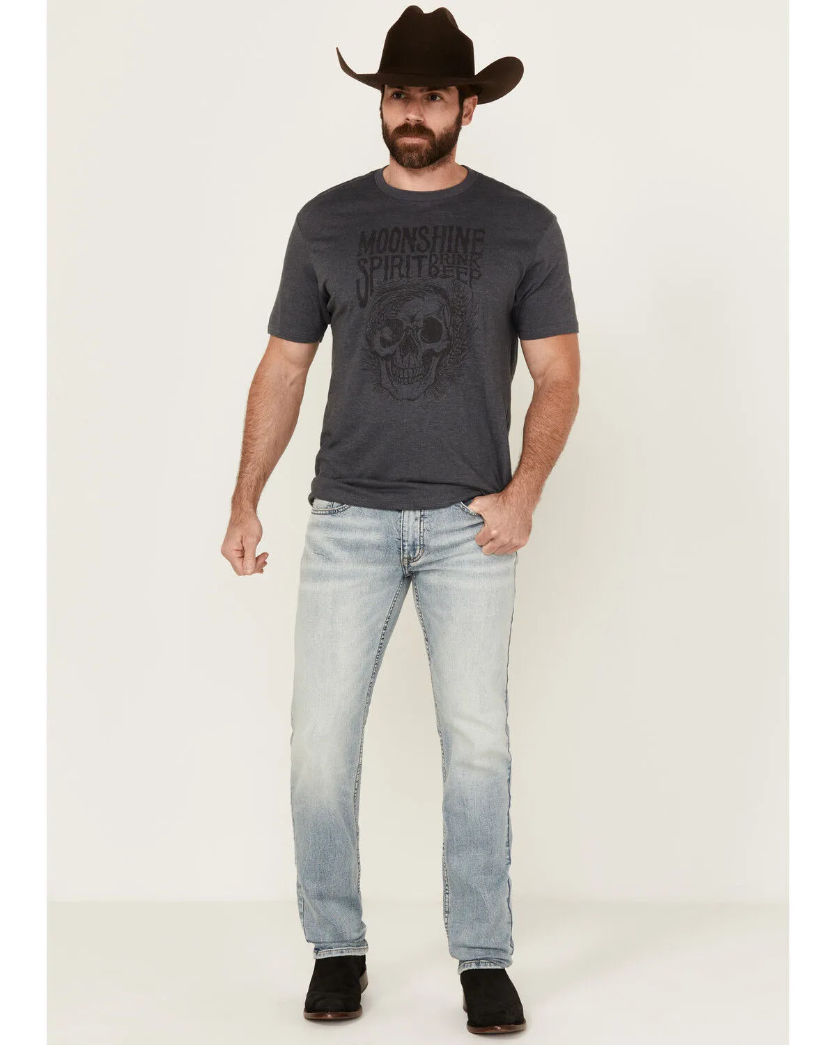 Product Name:  Moonshine Spirit Men's Sutton Light Wash Slim Stretch Denim Jeans