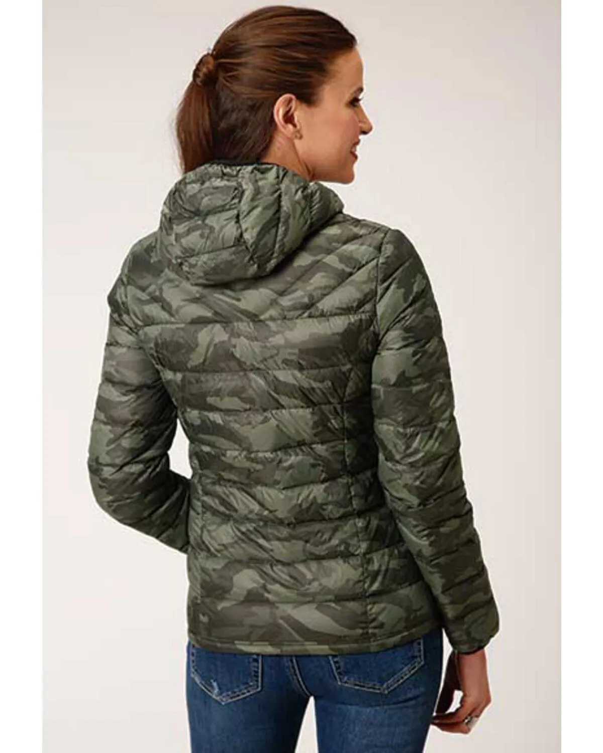 Product Name:  Roper Women's Camo Quilted Puffer Hooded Jacket