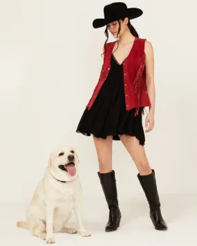 Product Name:  Scully Women's Fringe Suede Vest