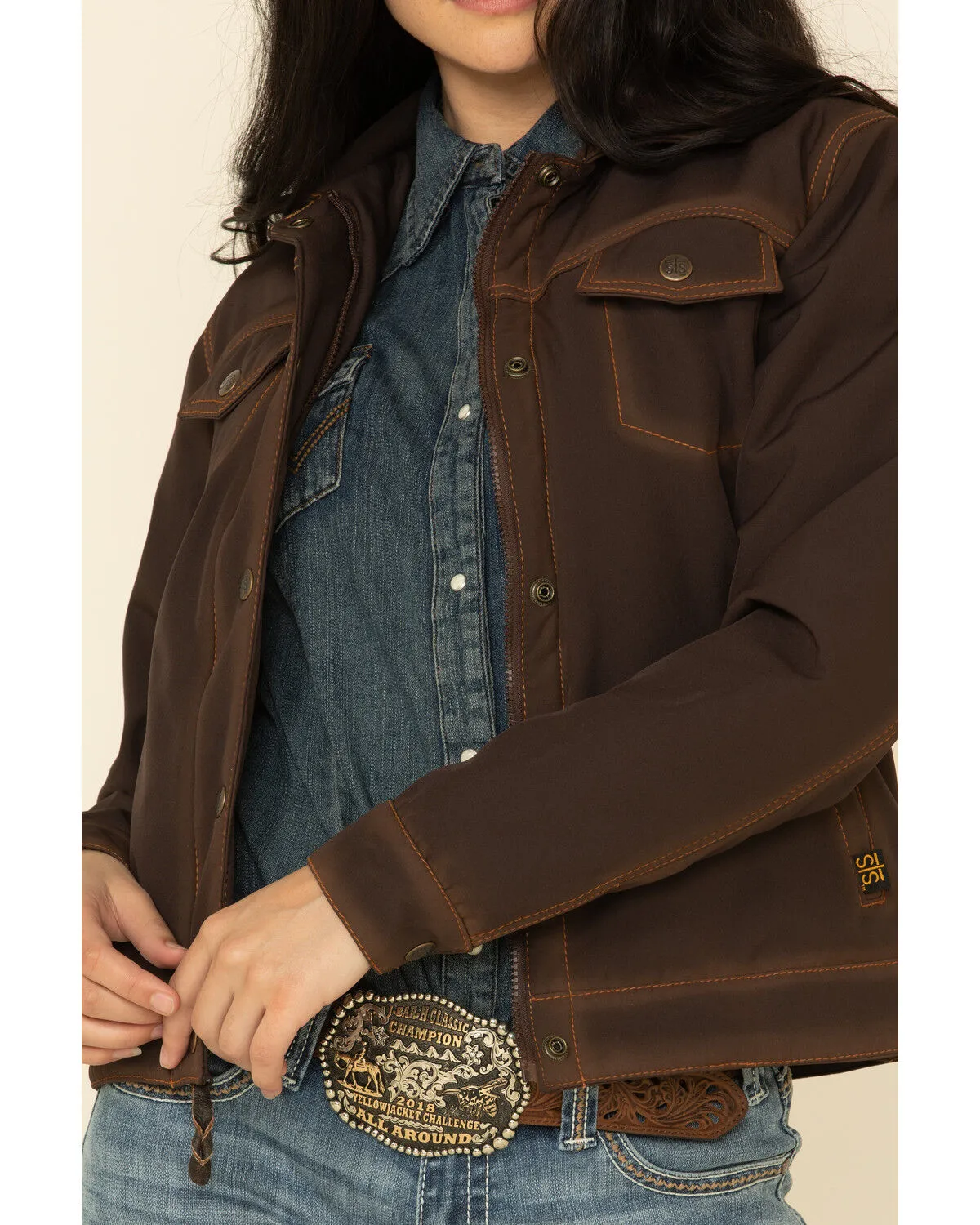 Product Name:  STS Ranchwear Women's Brown Brumby Softshell Jacket