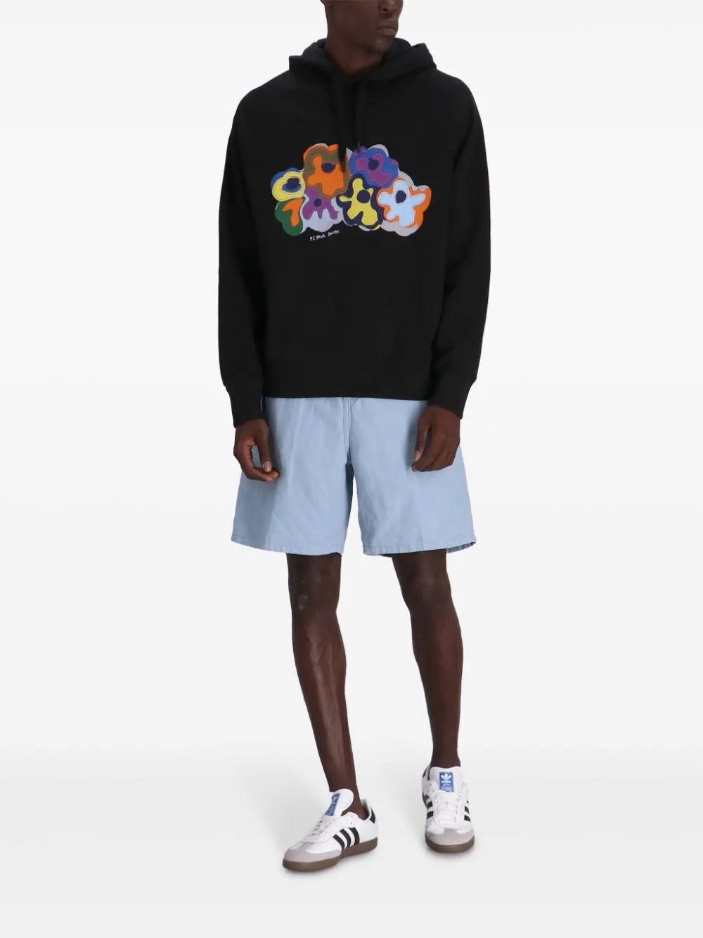 Ps By Paul Smith    Ps By Paul Smith Printed Cotton Hoodie
