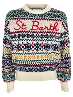 PULLOVER DONNA STAMPA NATALIZIA