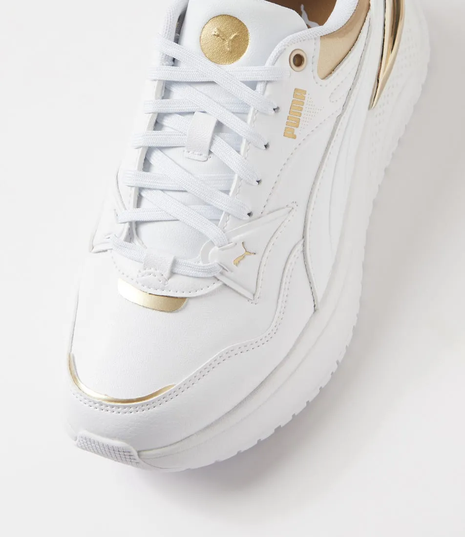 PUMA 397803 R78 Disrupt W Dream Gold White Sneakers