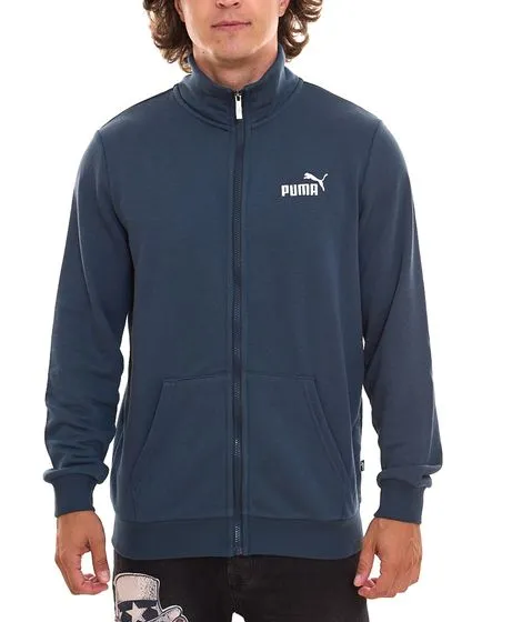 PUMA Men Ess 2 Col Track Jacket nachhaltige Herren Sweat-Jacke Trainings-Jacke Baumwolle 679632 Grau oder Blau