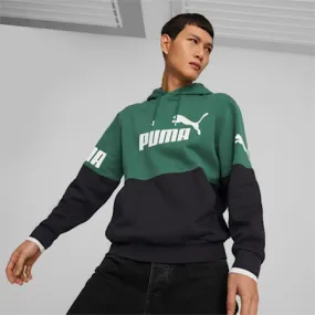 PUMA POWER Men's Colourblock Hoodie | Vine | PUMA Sustainable Fashion | PUMA 