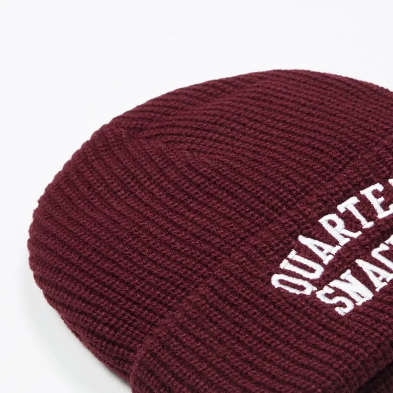 Quartersnacks Arch Beanie (Burgundy)