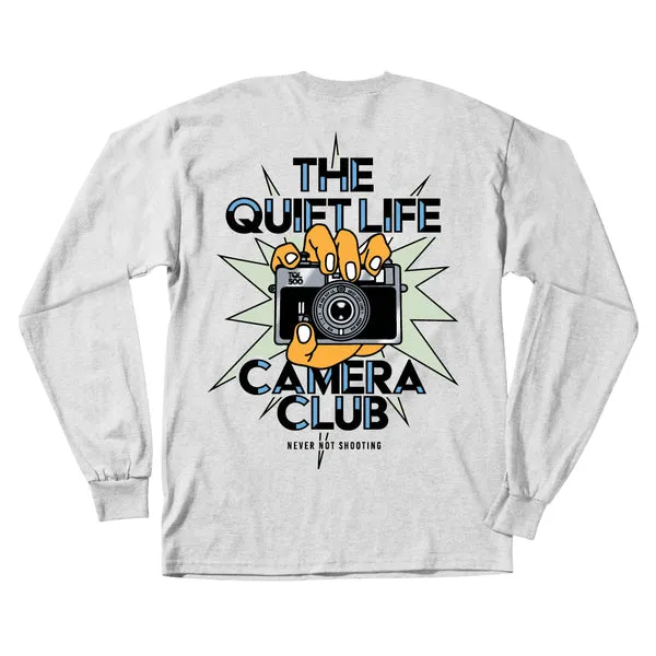 Quiet Life Camera Club Burst L/S Tee - Ash Grey
