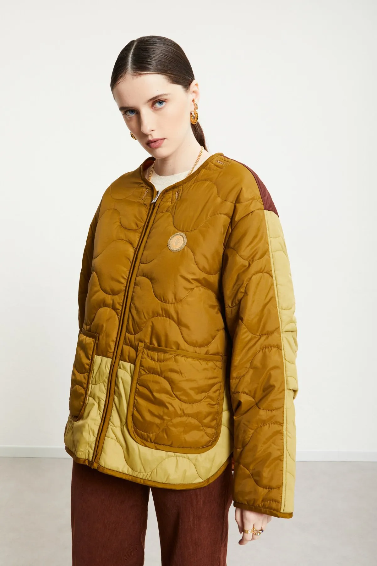 Quilted puffer jacket