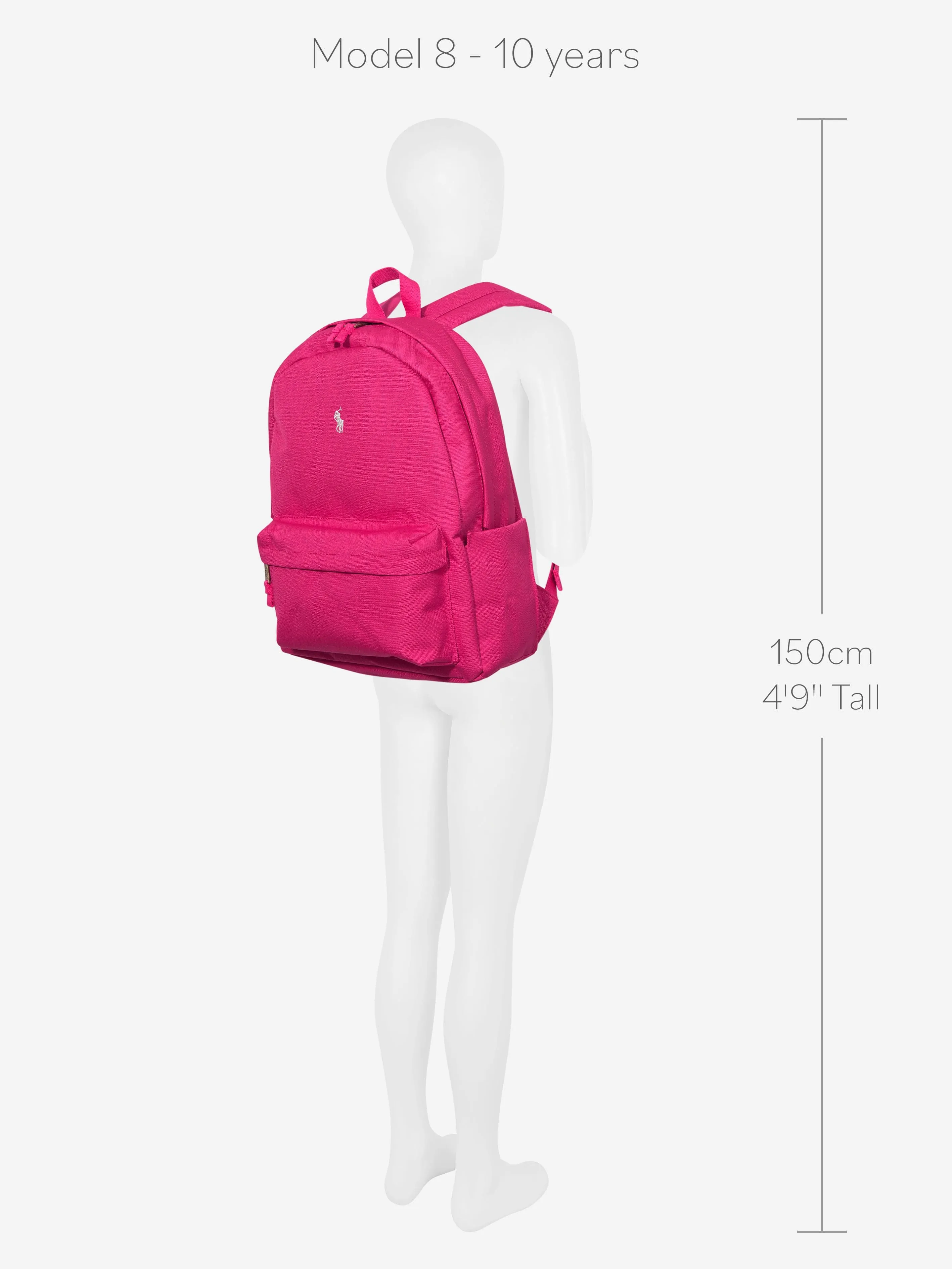 Ralph Lauren Girls Polo Backpack (H:28cm)