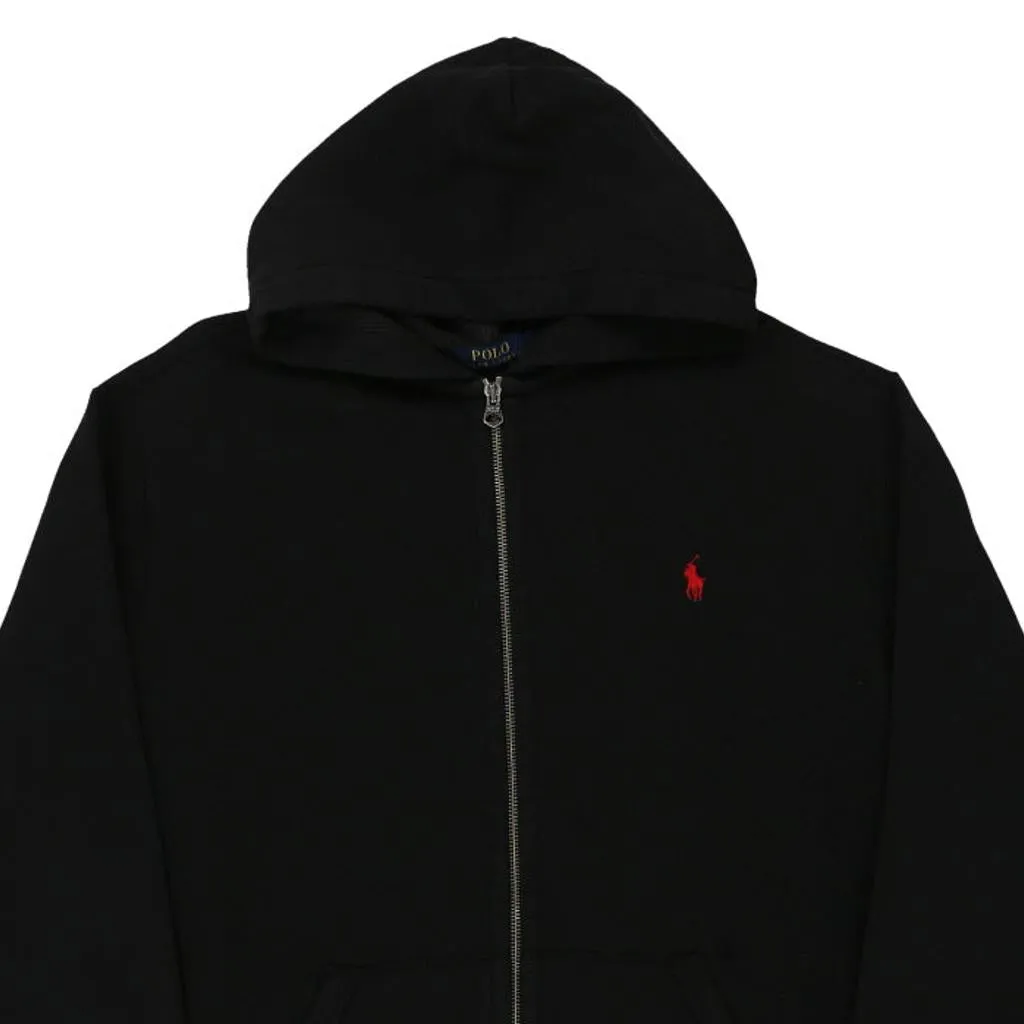 Ralph Lauren Hoodie - XL Black Cotton Blend