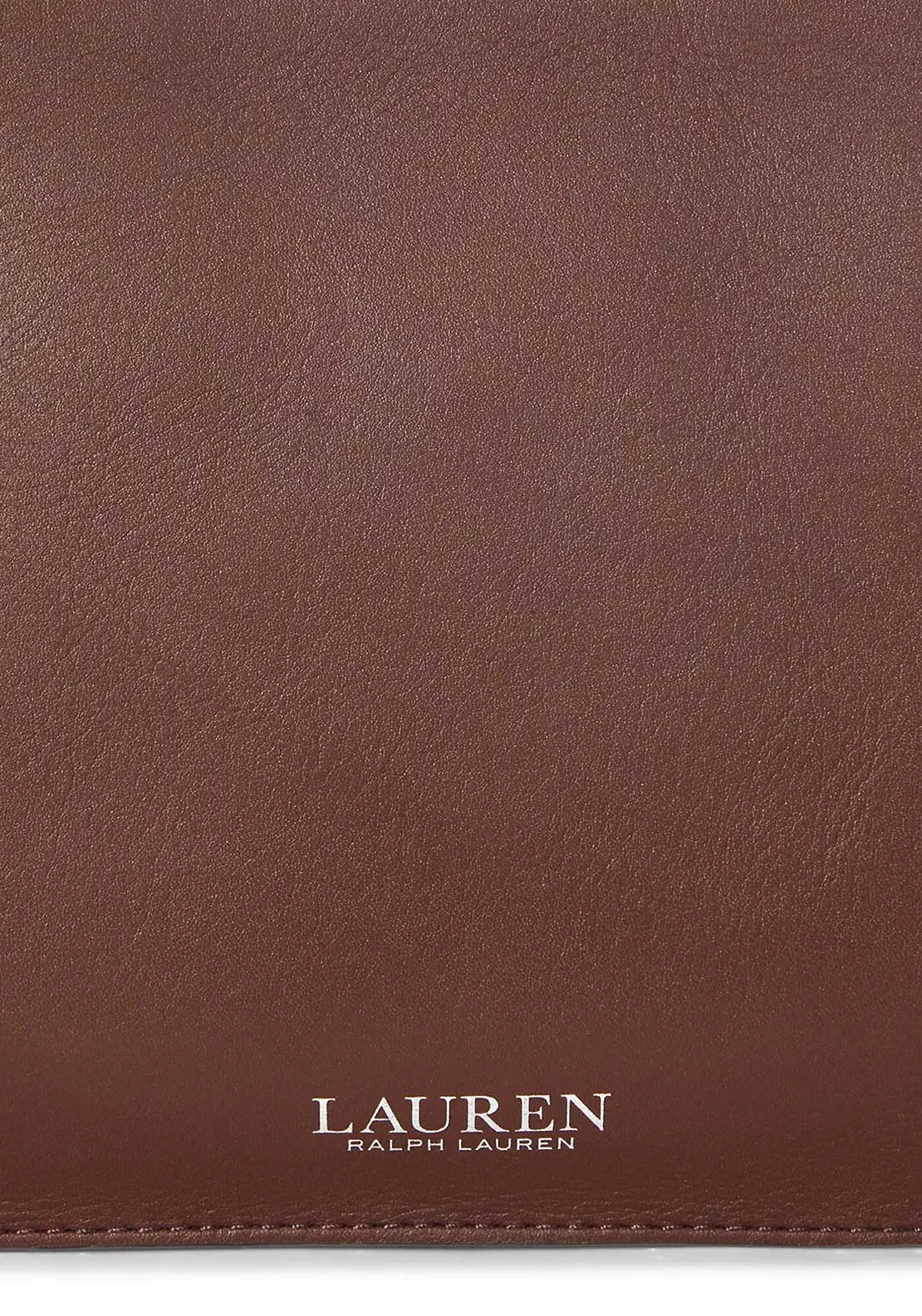 Ralph Lauren Landyn Leather Crossbody Bag, Dark Mahogony