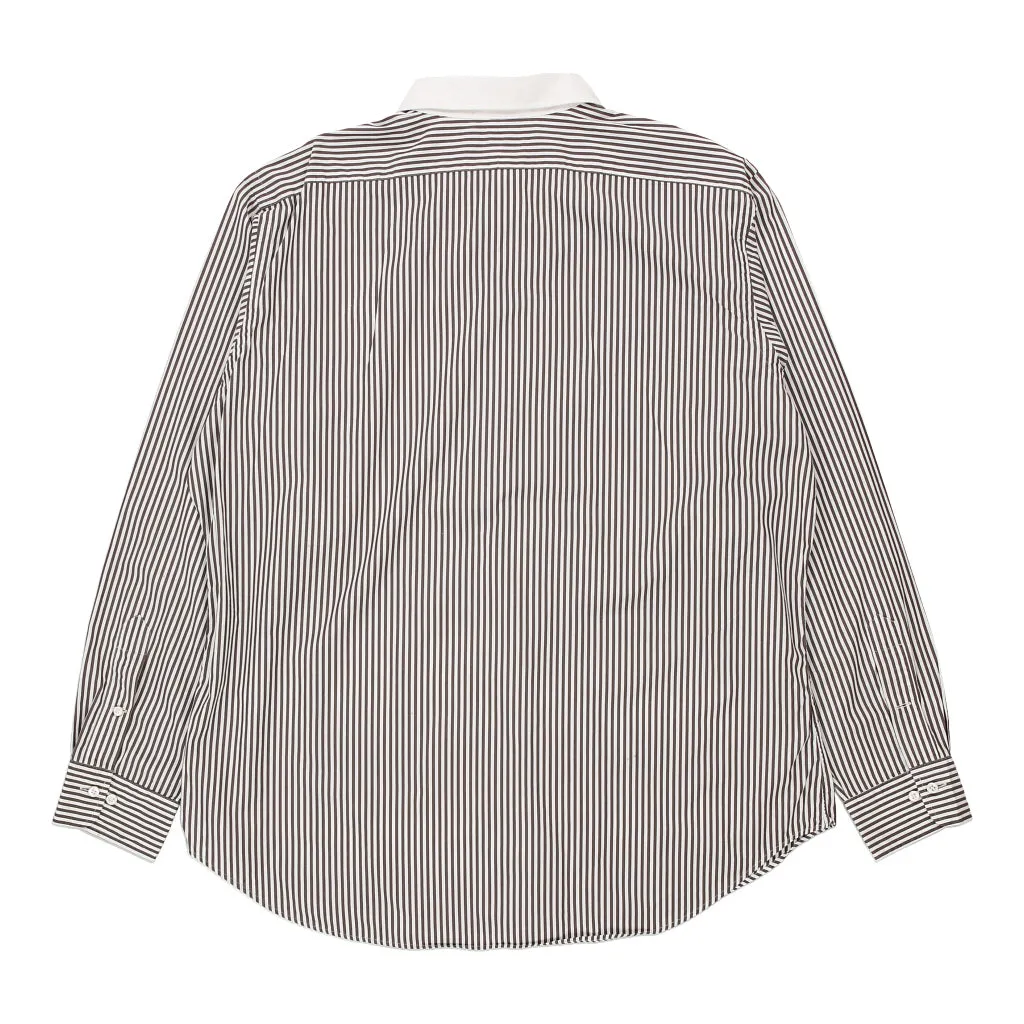 Ralph Lauren Striped Shirt - XL Brown Cotton