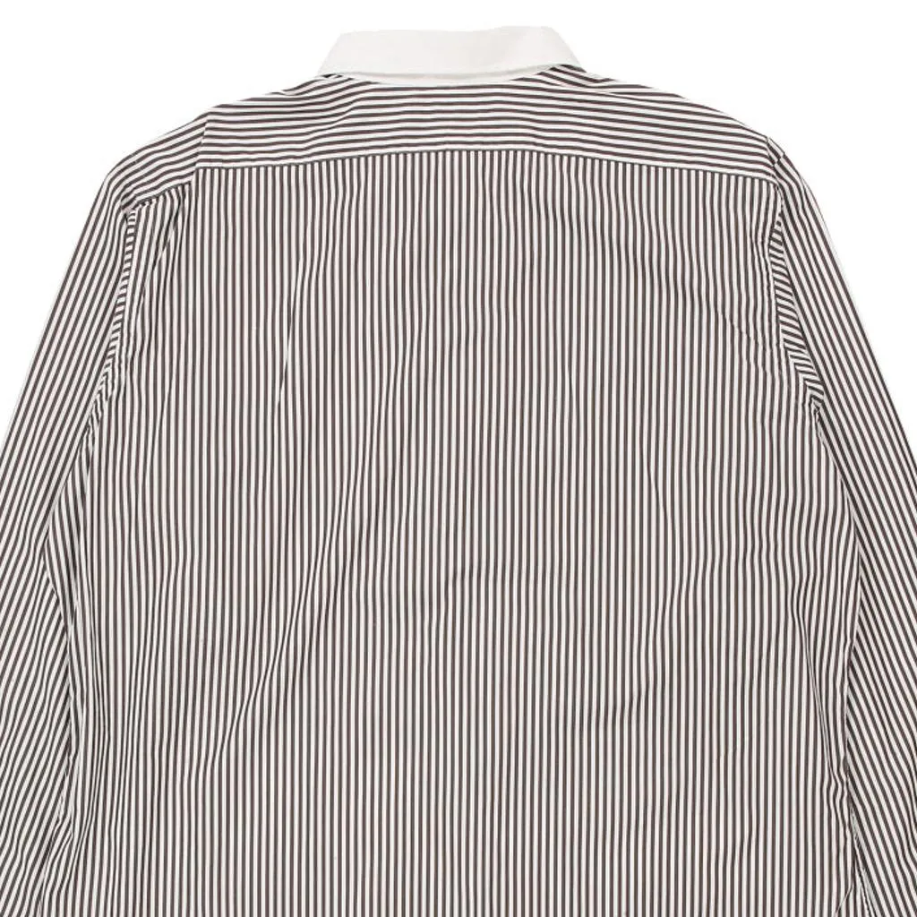 Ralph Lauren Striped Shirt - XL Brown Cotton