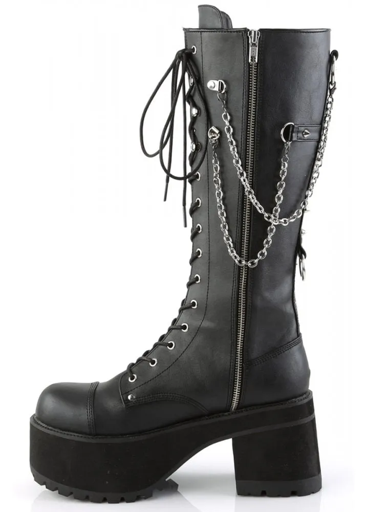 Ranger 303 Gothic Knee High Platform Boot