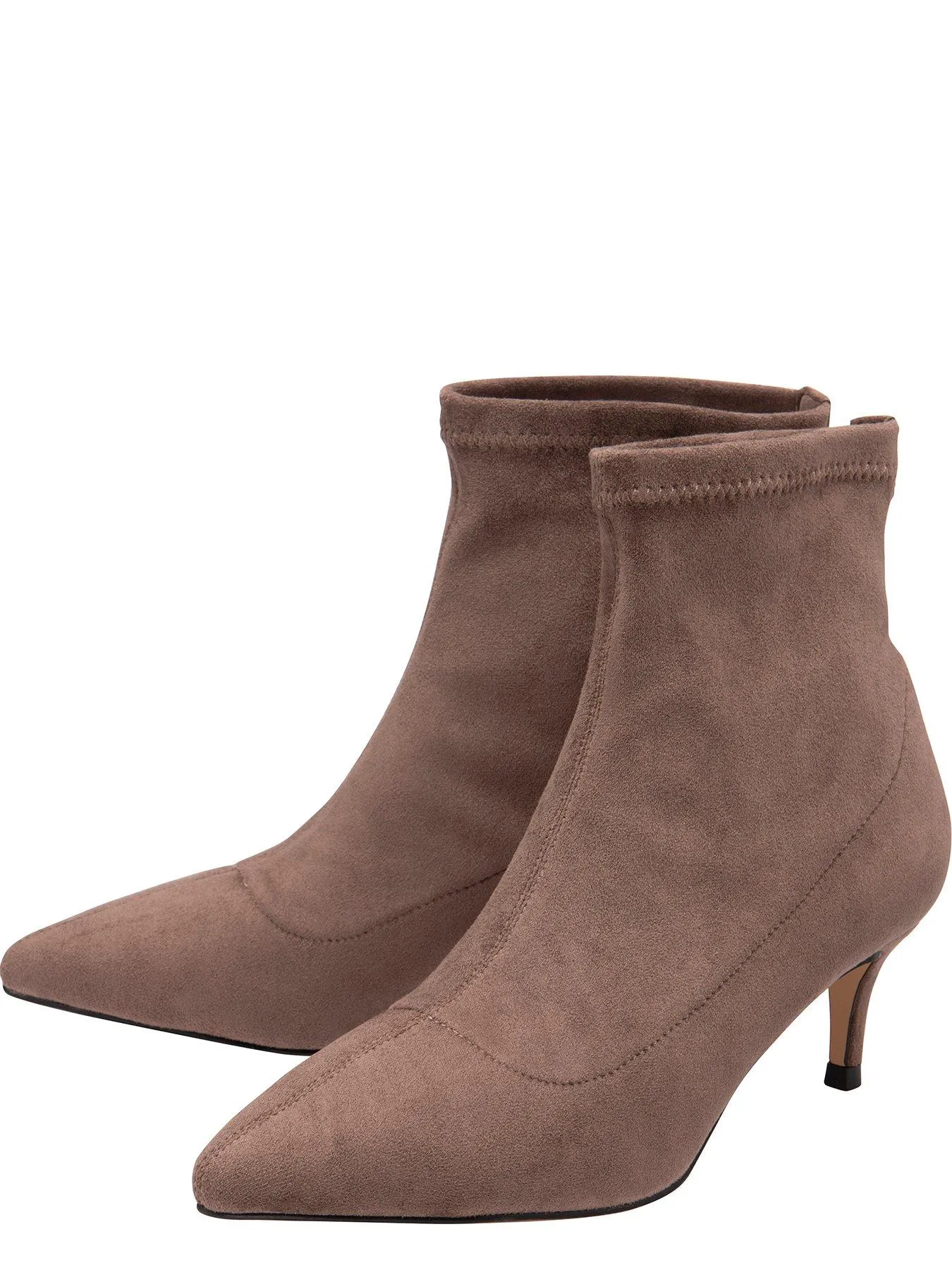 Ravel Madruga Suede Heeled Ankle Boot - Brown