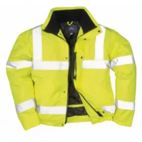 RB Yellow Hi Vis Jacket with Embroidery Logo to LHFB