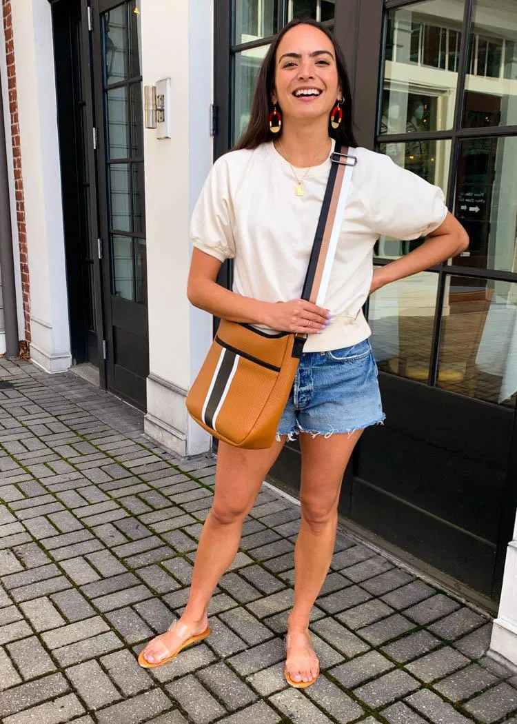 RD Style Crew Neck Puff Sleeve Pullover - Almond Milk