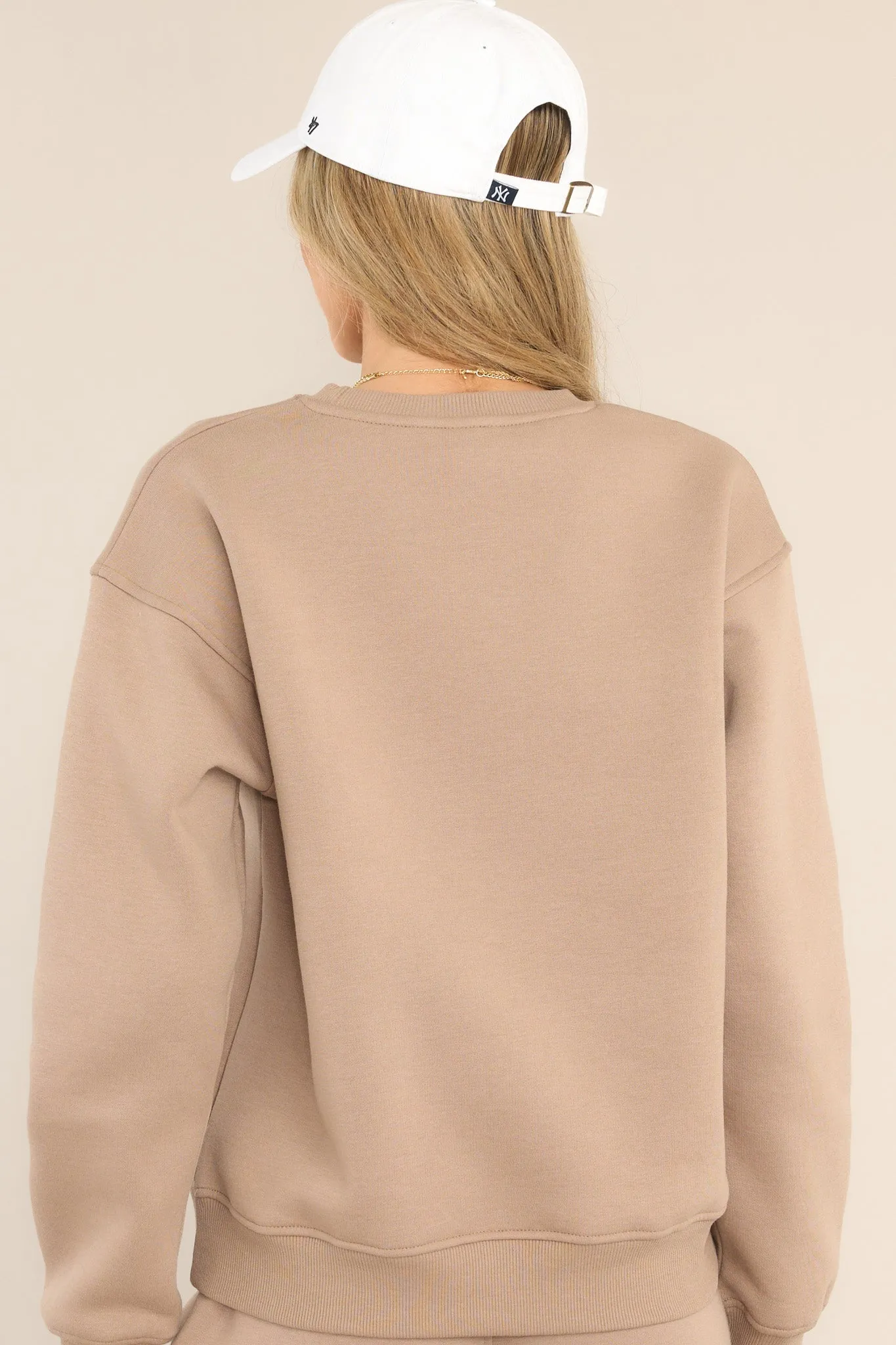 Read It And Weep Toast Tan Pullover Sweatshirt