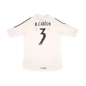 Real Madrid Original Roberto Carlos 2005/2006 Adidas Home Football Shirt Large